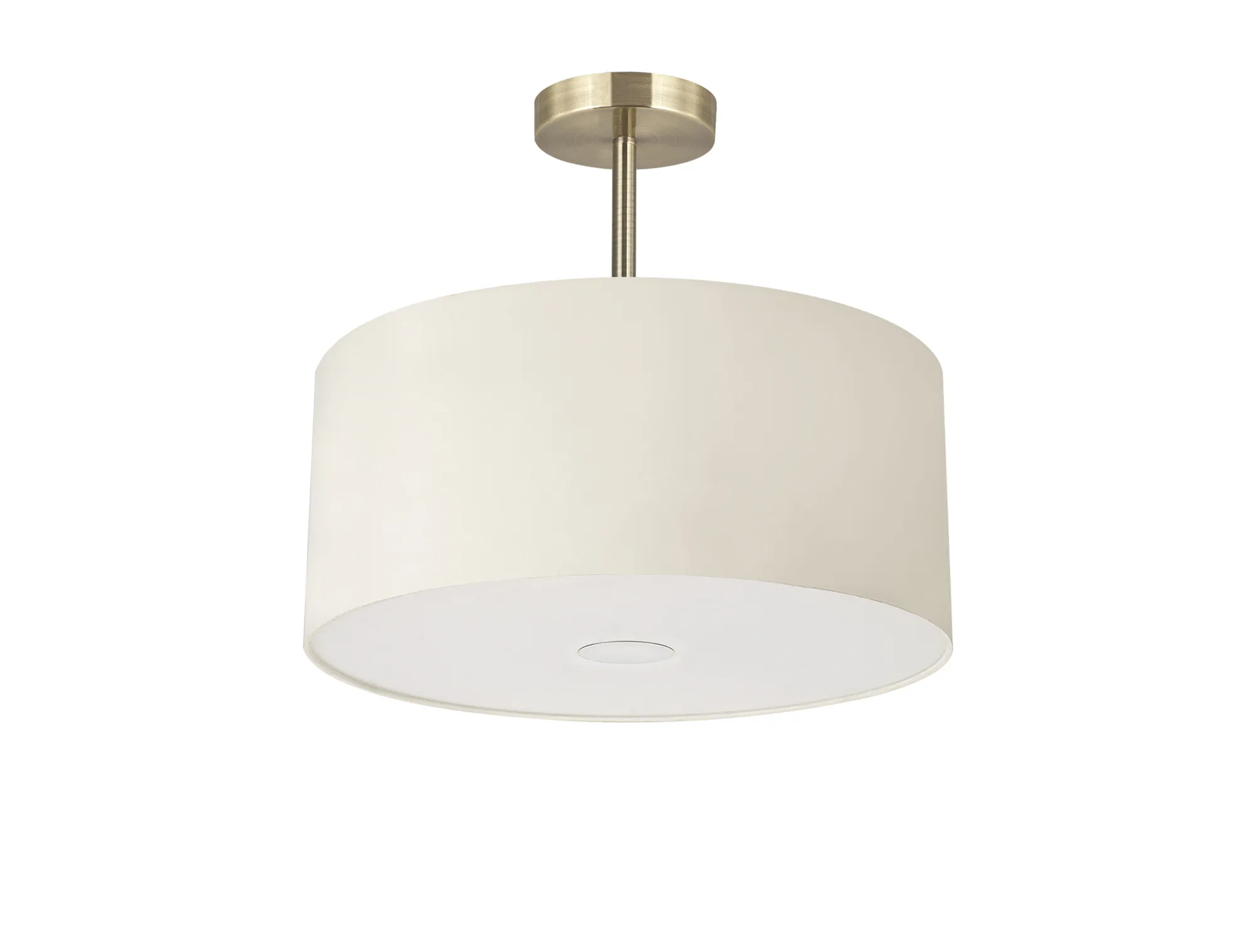 Universal 40cm Frosted Acrylic Diffuser Chrome Centre White D0319  Deco Universal